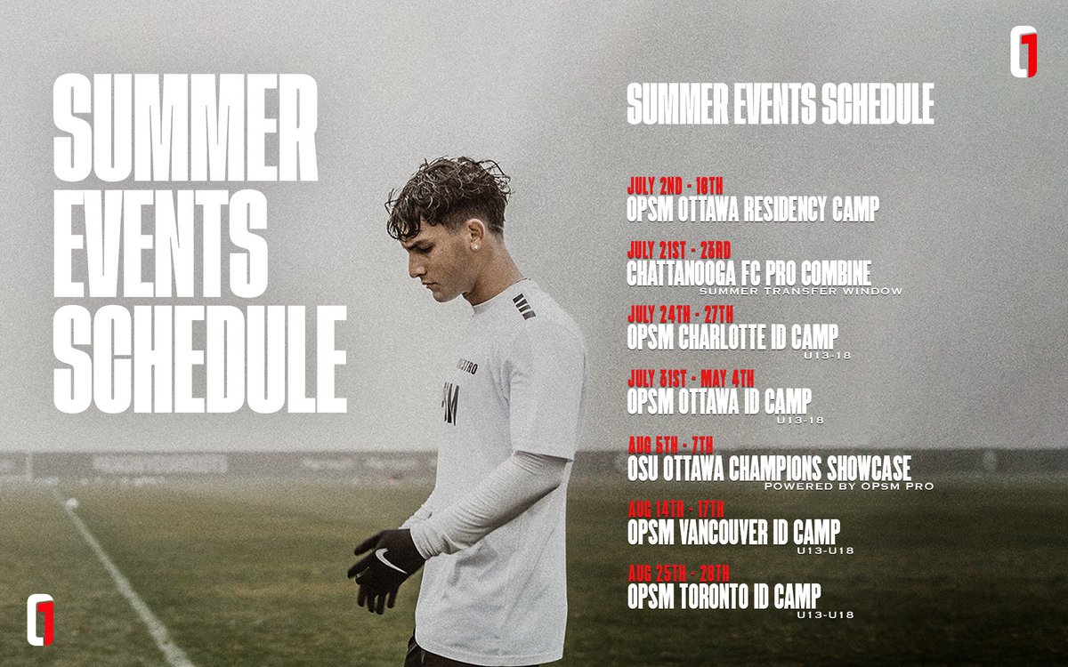 opsmpro's tweet image. The 2023 OPSM Summer Events Schedule has been released 🇺🇸🇨🇦

Providing opportunities for players to get discovered at the Academy Level, Collegiate Level, and Professional Level ✍️

Learn more about what each event entails by reading the article below 👇

opsmpro.com/opsm-is-changi…