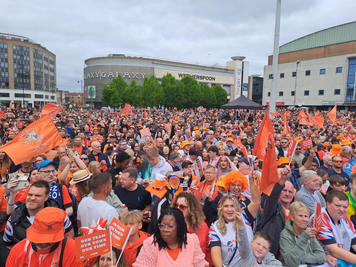 Luton Council on Twitter "So we estimate there were 20,000 Luton fans