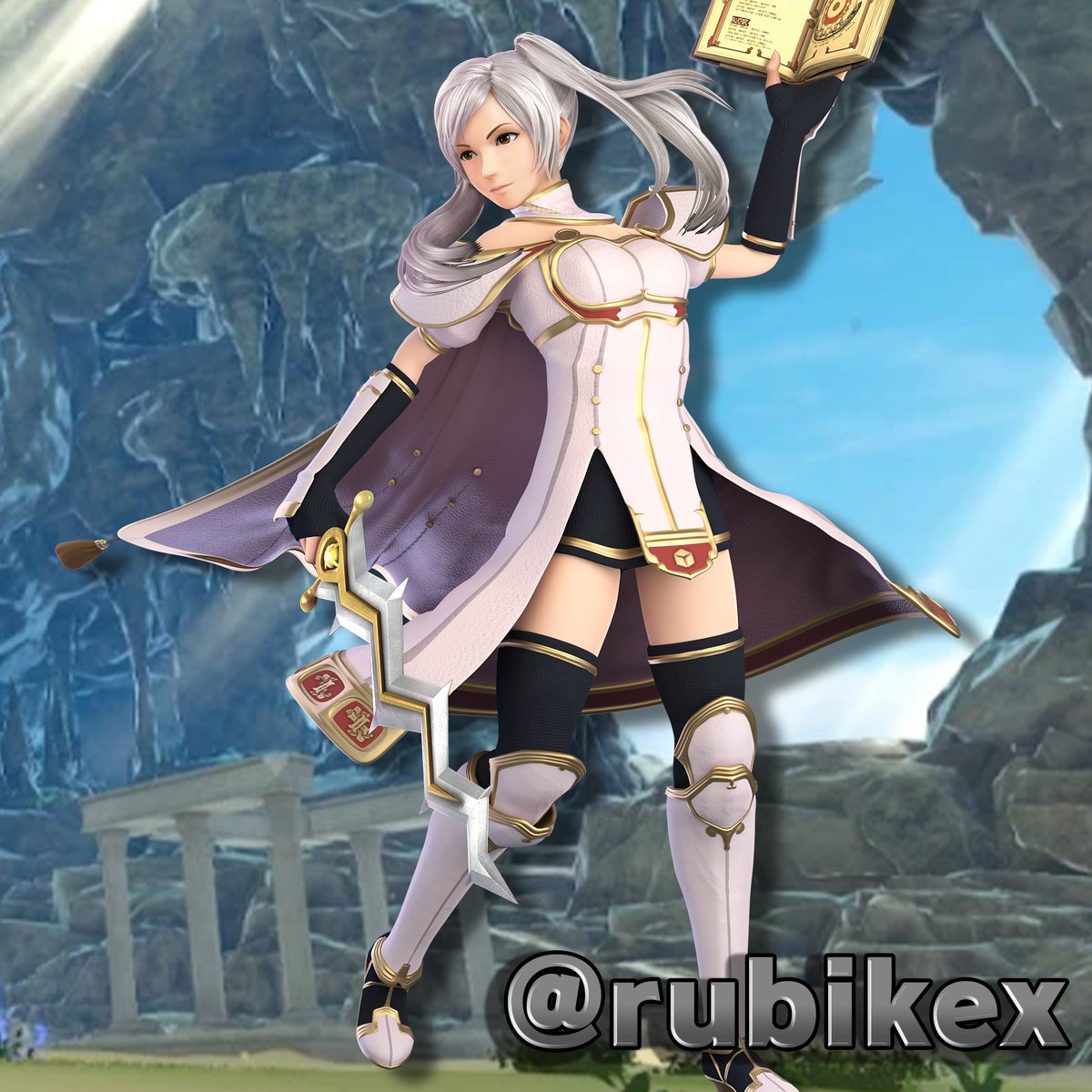 Finished up the render for Celica Robin. I'll probably be releasing the mod on Friday

#smashbrosultimate #fireemblem #blender3d