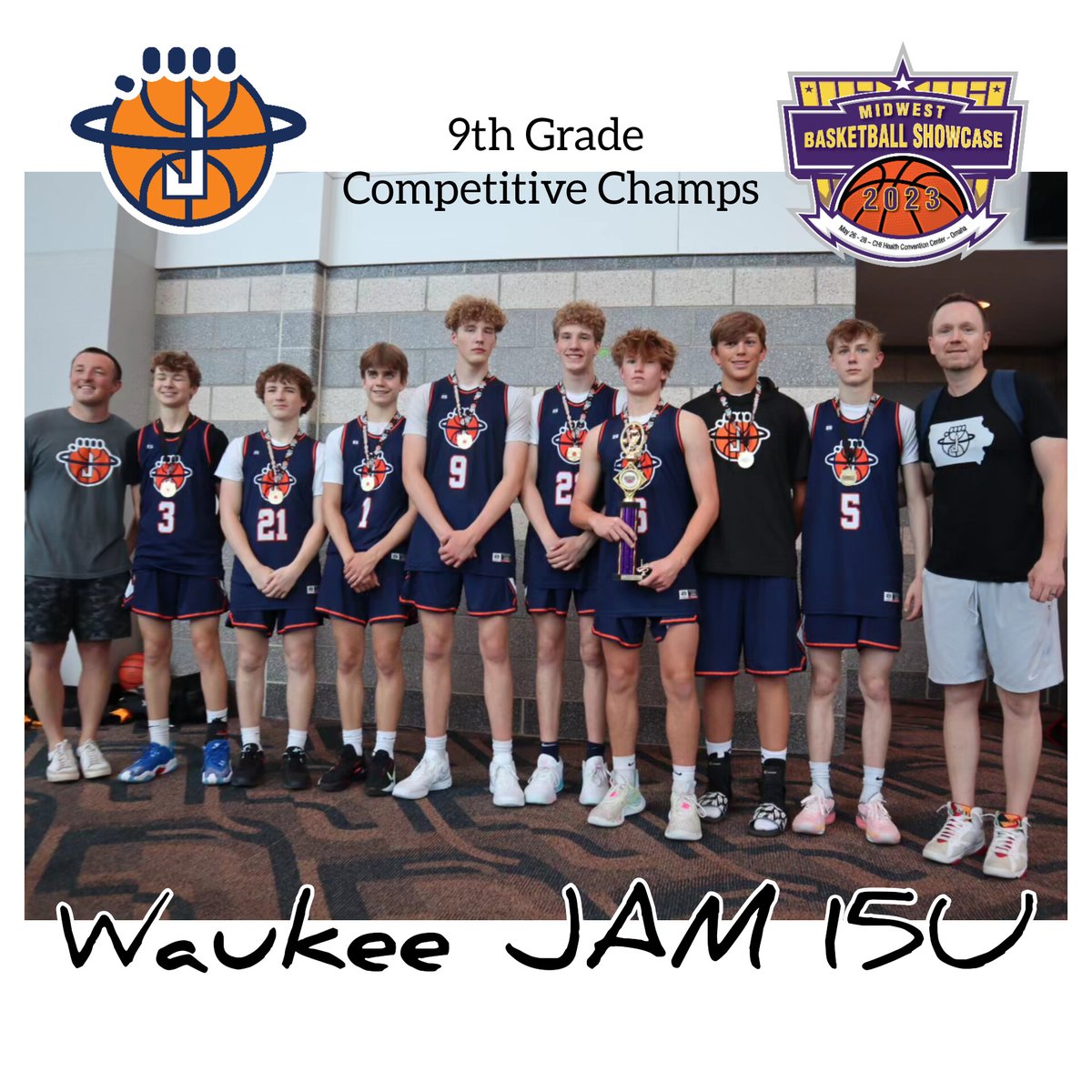 Great weekend for 15U!  <a href="/WaukeeNWBBall/">Waukee Northwest Boys Basketball</a>
<a href="/Jackson_Davis9/">Jackson Davis</a> was our MVP averaging 16 pts &amp; 9 boards. <a href="/ankenyhawkhoops/">Ankeny Basketball</a> <a href="/NotzBrody/">Brody Notz</a> had a great weekend averaging 10 PPG as did <a href="/WaukeeNWBBall/">Waukee Northwest Boys Basketball</a> @TysonDa36181629 averaging 8 pts, 9 boards. Total team effort &amp; came out champs. #JAMFAM
