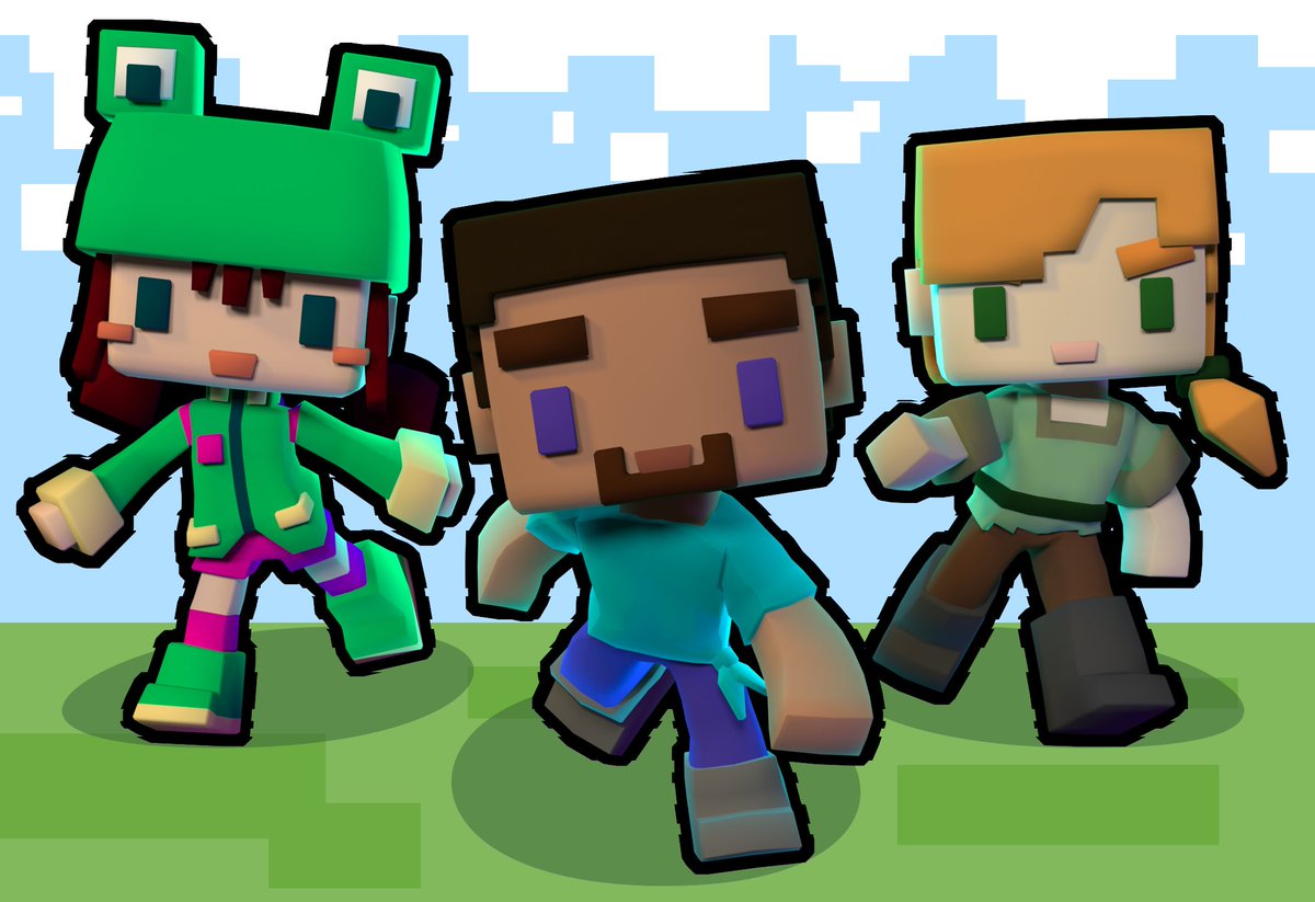 PoisonousPastel's tweet image. Something&apos;s not quite right...

#minecraft #indev