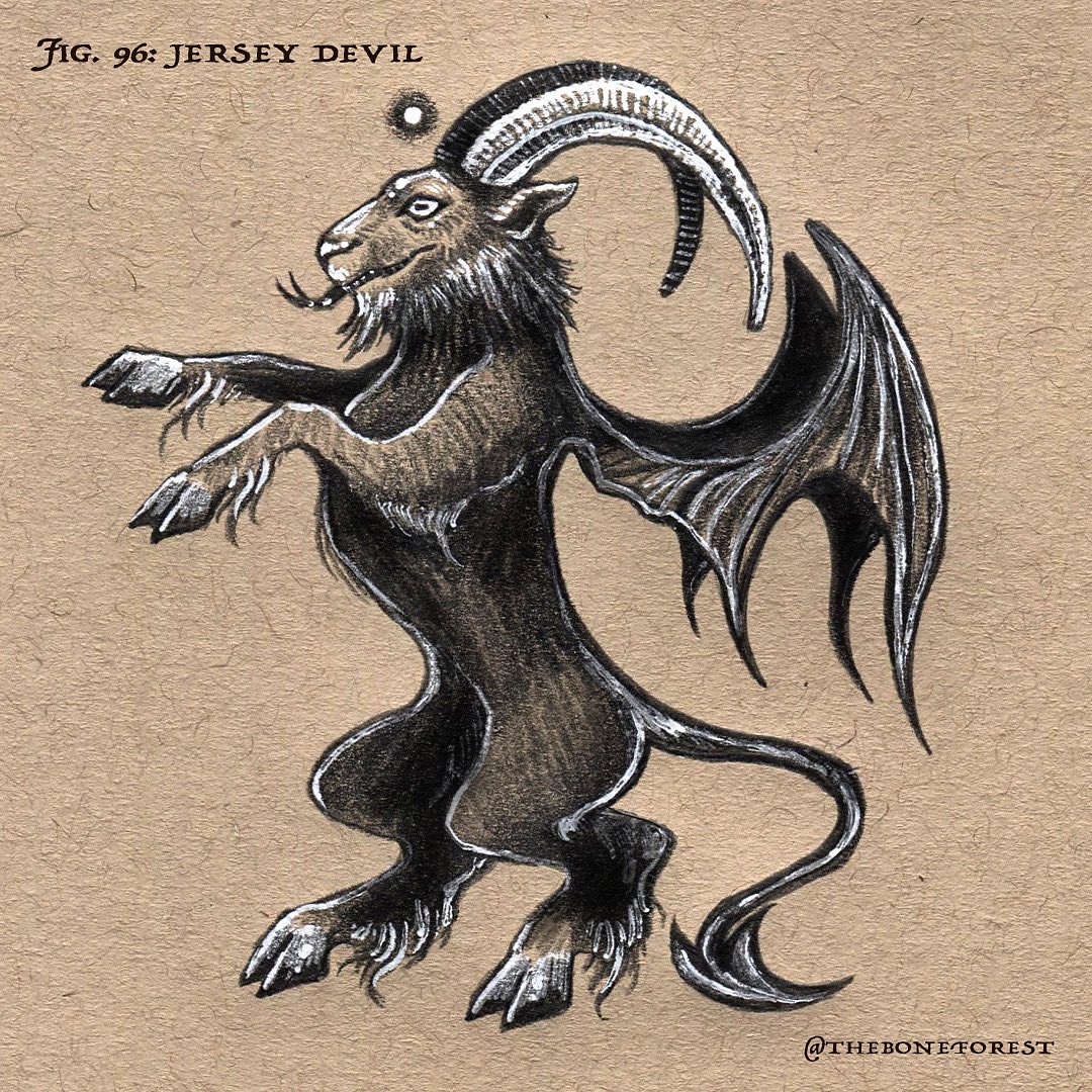Fig. 96 : Jersey Devil 🌿 (96/100)
•
#art #illustration #pencil #graphite #bestiary #otherworld #fantasy #horror #horrorart #mythology #folklore #creatureart #the100dayproject #the100dayproject2023 #100daysofbestiary #jerseydevil #thejerseydevil #devil #goat #demon #newjersey