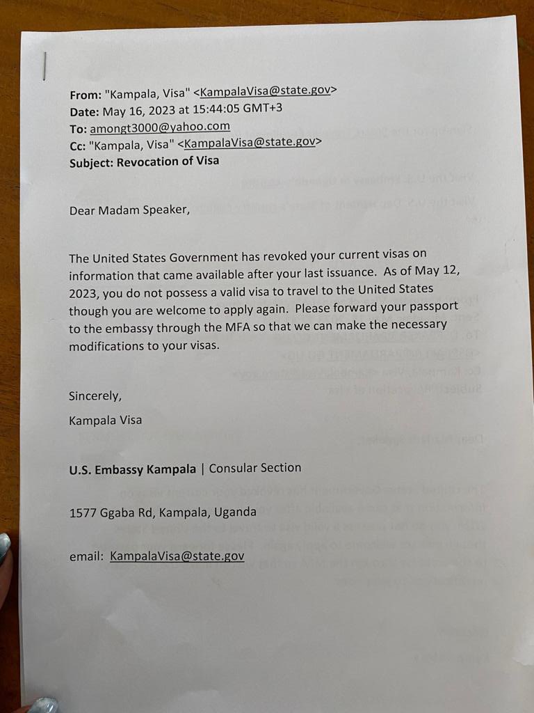 So <a href="/AnitahAmong/">Anita Annet Among</a>  you cant see that <a href="/KagutaMuseveni/">Yoweri K Museveni</a> sacrificed you on the 12th of May 2023. Coz the claims you are making that youve been burned today are a lie. The email is old.