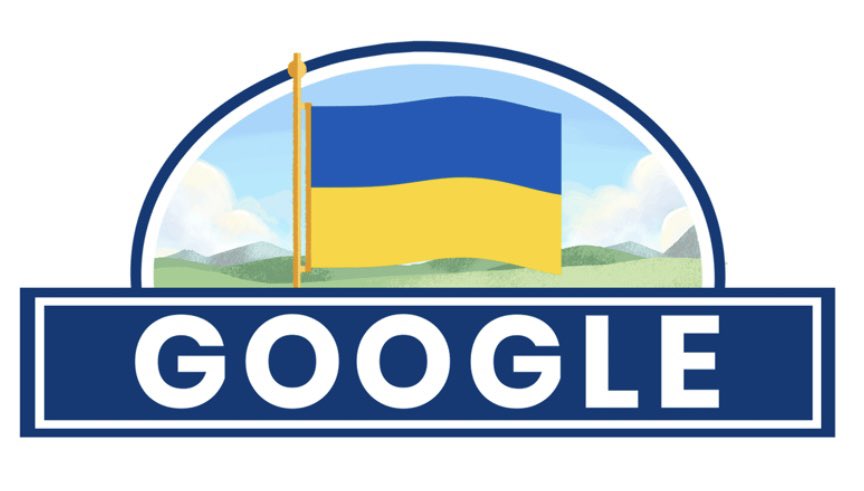 MattWallace888's tweet photo. Google During Ukraine Independence Day

Google During Cinco de Maya

Google During Gay Pride Month

Google During Memorial Day https://t.co/kMoouBEujF