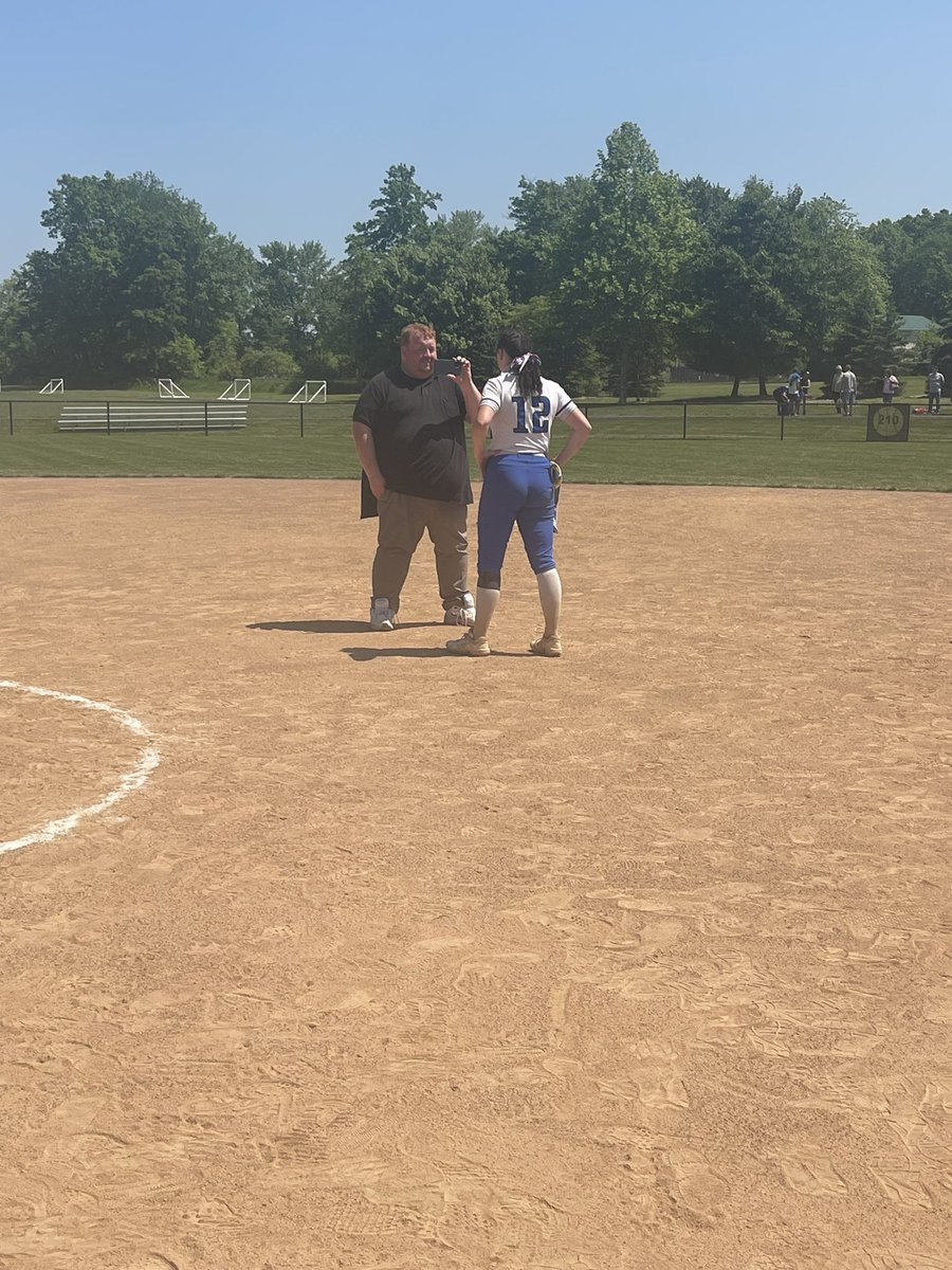 Interview central for this girl today. No one better kid, no one better. 🏆💙