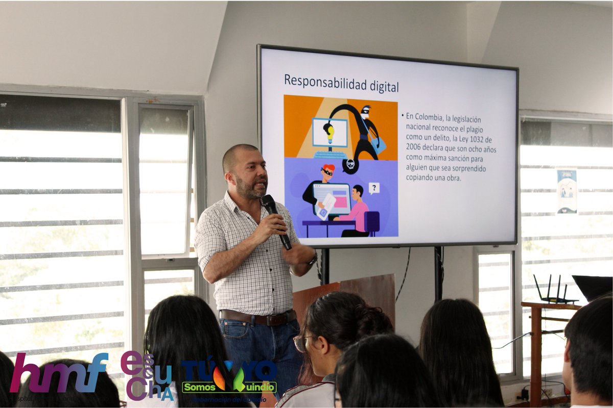HOSPITALMENTALF's tweet photo. Hospital Mental de Filandia en la ExpoU.
Nota completa en nuestra página web: https://t.co/urt8pIrNy2
#hmfteescucha #SaludMental #InteligenciaArtificial #RedesSociales https://t.co/40OKdCBpDc