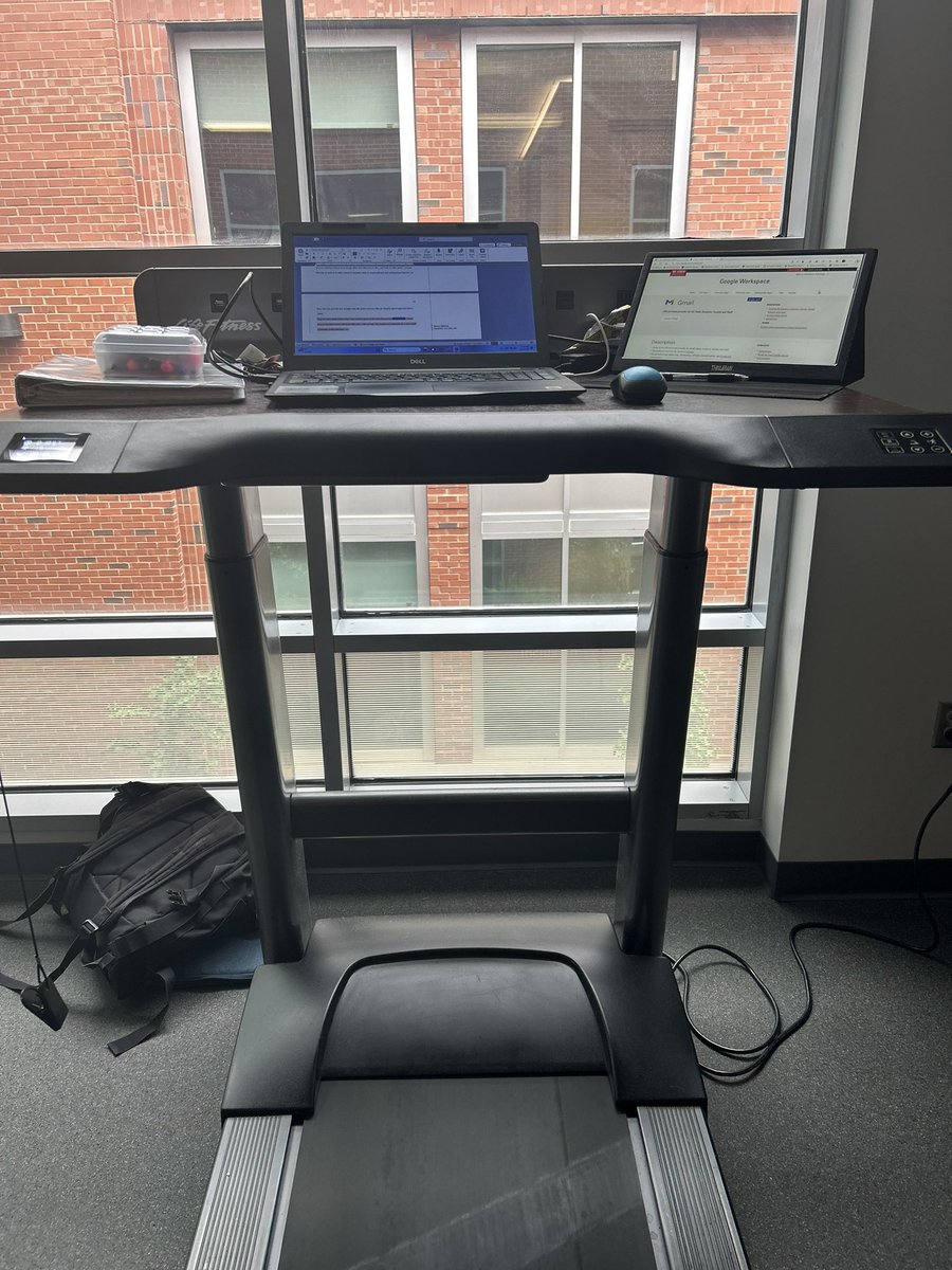 I noticed during the first year of this Ph.D. program that I was spending way more time sitting than I wanted…but I think I’ve found the solution