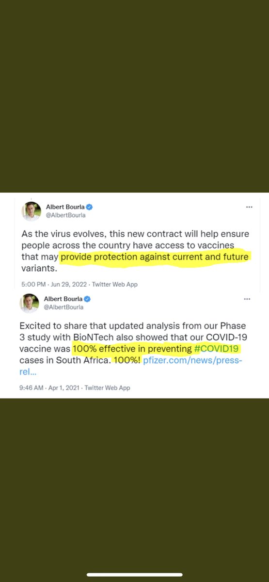 🚨🚨 Remeber when, Albert Bourla said the #Covid #Vaccine stops transmission and said it was 100% effective

Yeah, this is called #CrimesAgainsHumanity