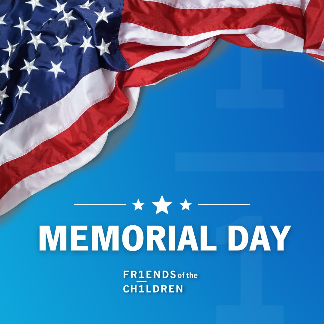 Happy Memorial Day! Today, we honor the men and women who made the ultimate sacrifice for our country, and support the family members of those we have lost.