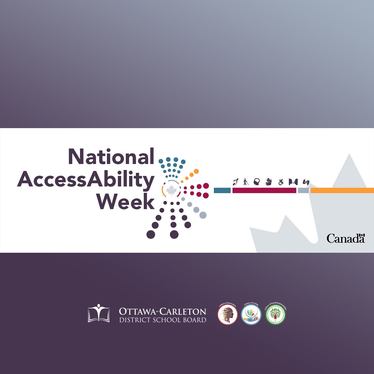 National Accessibility Week, recognized each year during the last week of May, is an opportunity to raise awareness about the importance of accessibility and inclusion for people with disabilities. Learn more: ow.ly/kNEF50OyX95