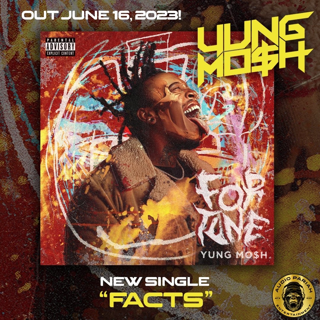 Now that we've announced our signing with Audio Pariah Entertainment, It's time to announce our debut single "Facts" drops on June 16th! You guys have been asking, and the time has come. 🤑 

Big thanks to our families, our city, and the Mosh pit worldwide.

Be Bold