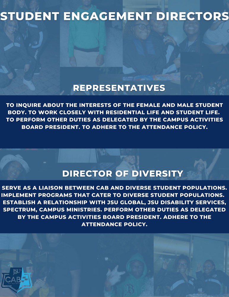 Greetings Tiger Family!
Applications are now open for all Directors Positions!!! They will be open until Monday 6/5/2023!!

All applications will be in the linktree in our bio!!