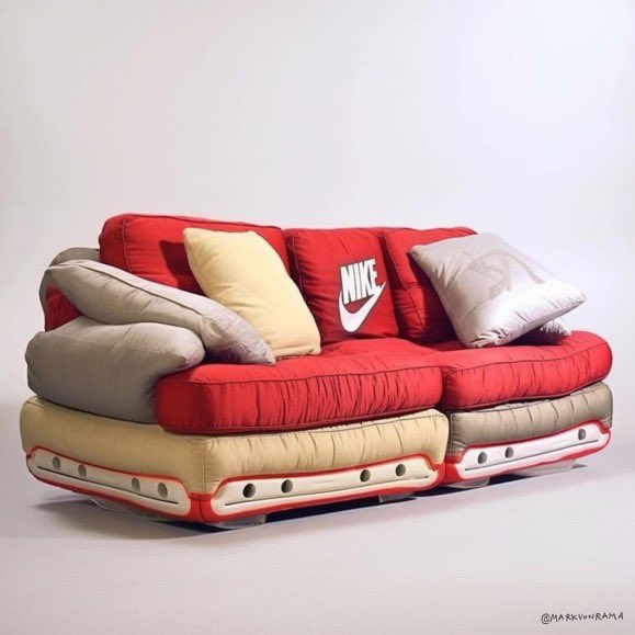 SNKR_TWITR on Twitter "Would you cop a Nike Sportswear Air Max sofa? 📸