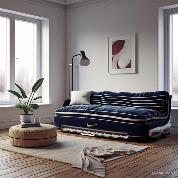 SNKR_TWITR on Twitter "Would you cop a Nike Sportswear Air Max sofa? 📸