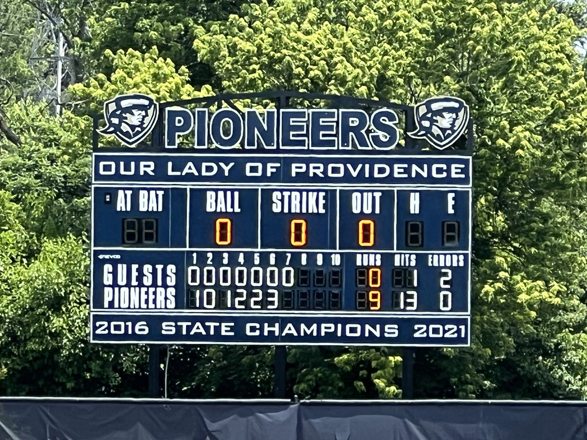 First Sectional Championship for the new scoreboard!!!
