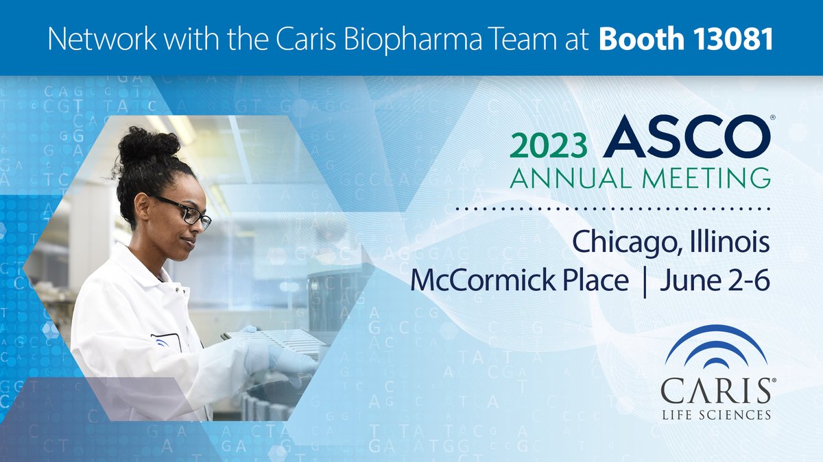 Attending the @ASCO Conference and looking for ways to optimize the approach to develop, validate and launch your novel CDx biomarker? Stop by booth 13081 to learn how a Caris CDx partnership can deliver value across the full therapeutic life cycle.ow.ly/PHRe50OuWGI #ASCO23