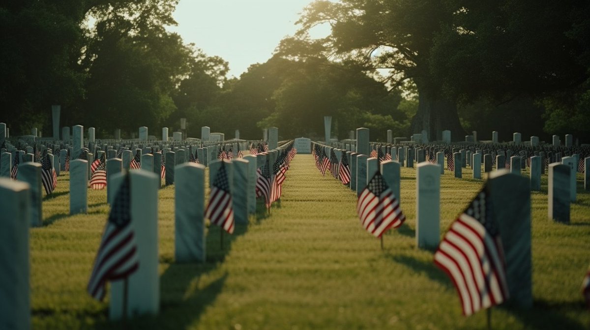 VideConsulting's tweet photo. This Memorial Day we remember and honor the brave Americans who have served our country and gave their lives for our freedom 🇺🇸 

#memorialday2023 https://t.co/ZBCp4bPYQZ