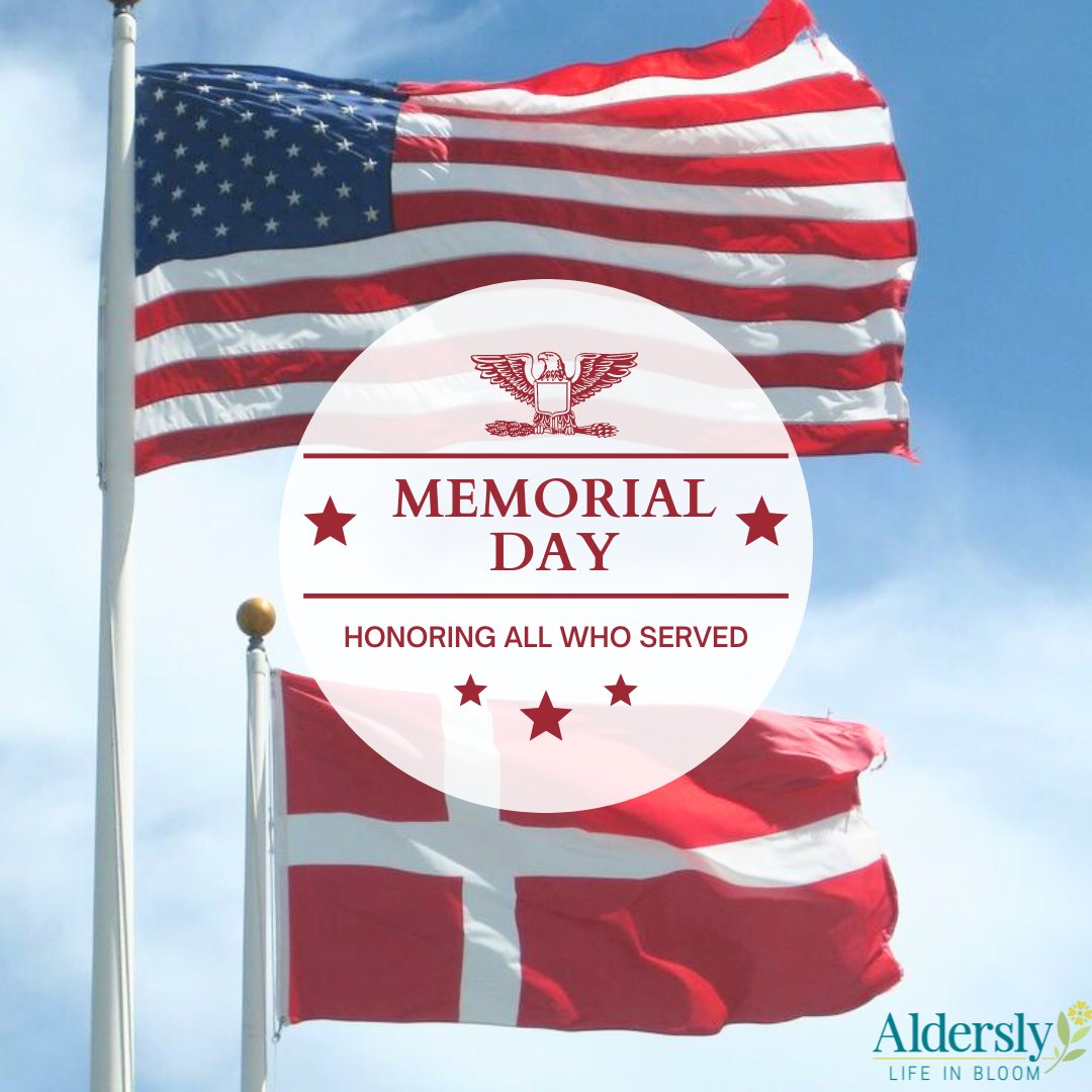 On Memorial Day, we honor those who served and sacrificed for our country. 🇺🇸🎗️

[image description in alt text]
.
.
.
.
.
.
#Aldersly #NonProfit #IndependentLiving #AssistedLiving #RetirementCommunity #MemoryCare #MarinCountySeniors #SanRafael #SFBayArea #MemorialDay #ThankYou