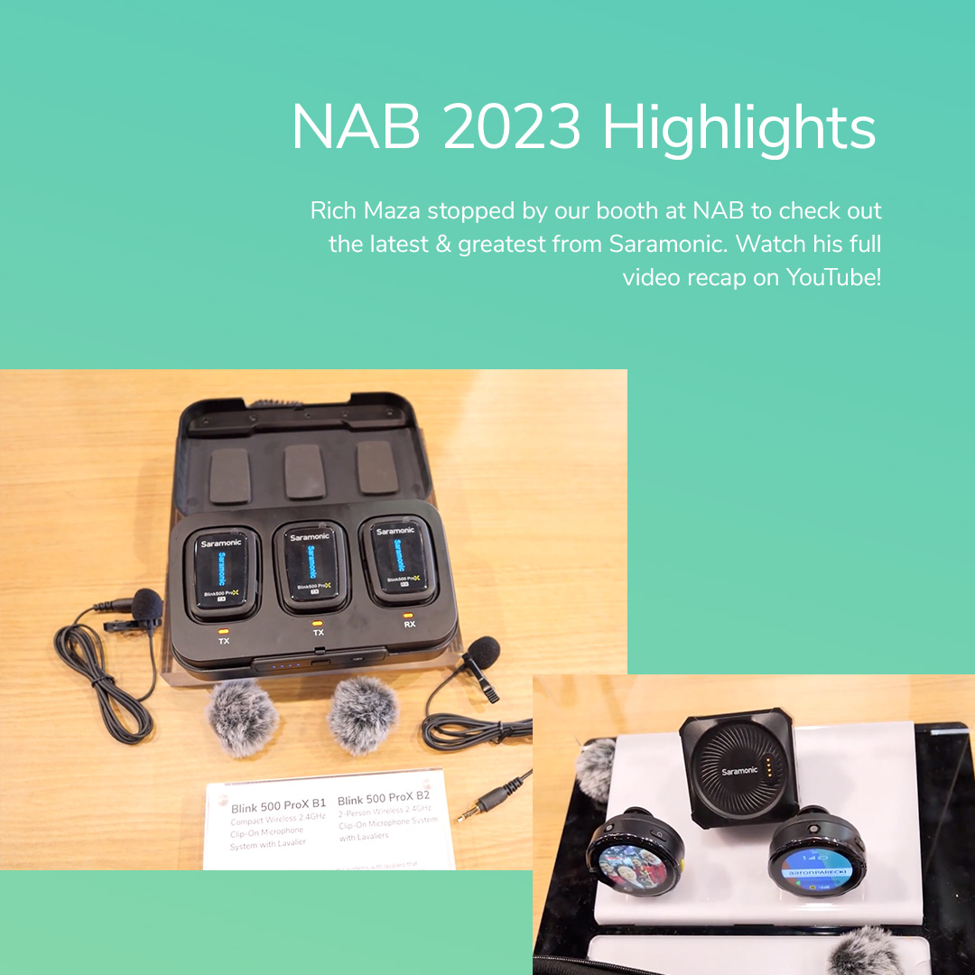 Rich Maza stopped by the booth at #NABShow to check out all the great gear we brought to the show, including the Blink 500 ProX, Blink 100, and the new Blink Me!

Check out the full video 👉 youtu.be/9bCxEB290FI