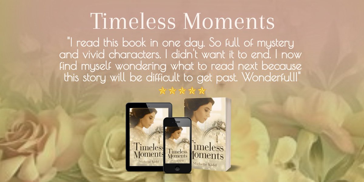 MichelleKidd67's tweet photo. Travel through time with Timeless Moments as Jewel meets a man from the future who may be her only hope for escape. Can he convince her their lives are in danger? #TimeTravel #mystery #suspense
https://t.co/uNhBaujDzW https://t.co/ggwPKZrVTm