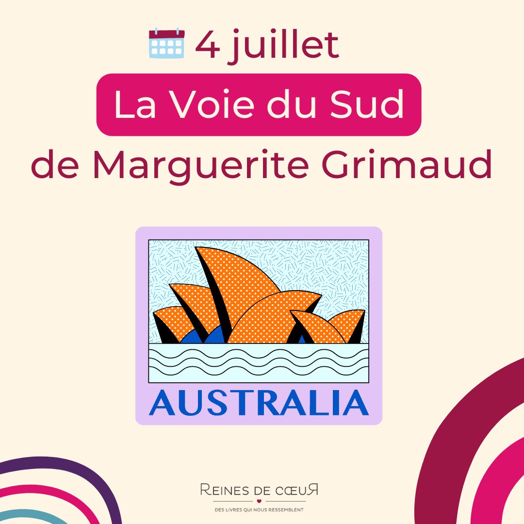 ReinesdeCoeur's tweet photo. Envie de partir en voyage début juillet ? Découvrez l'Australie avec La Voie du Sud, la 1ère romance de @Margrimaud ! À la lecture de ce texte, nous sommes tombées sous le charme d'Héloïse et Camille. Hâte de pouvoir vous les présenter !
Article de blog 👉 https://t.co/CGgjbJ3C4m https://t.co/UedSLf5f7K