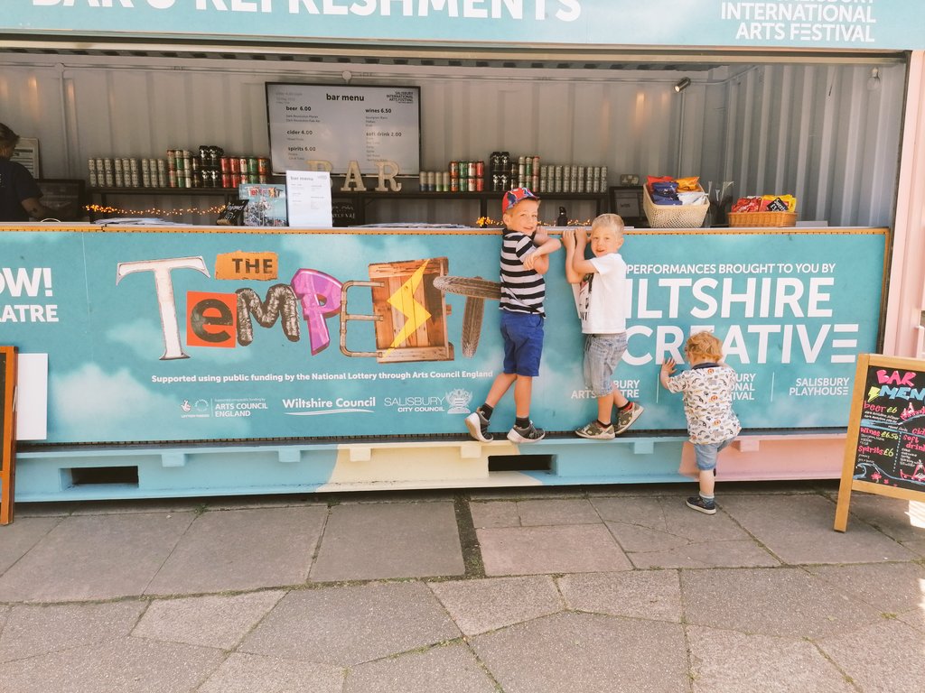 tiltedwiguk's tweet photo. Great sunny afternoon watching @WiltsCreative 's The Tempest in #churchillgardens #salisbury
The boys first #shakespeare and they loved it ☺️
Well done @georgina9sutton & #davidpartridge for your brilliant performances. Lovely to see our old friends, the Hulland clan too! https://t.co/FlTtAhJLJI