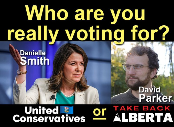 ArcticGoddess1's tweet image. Who are you voting for #DanielSmith the crazy lady or #DavidParker the homeschooled spoiled brat?