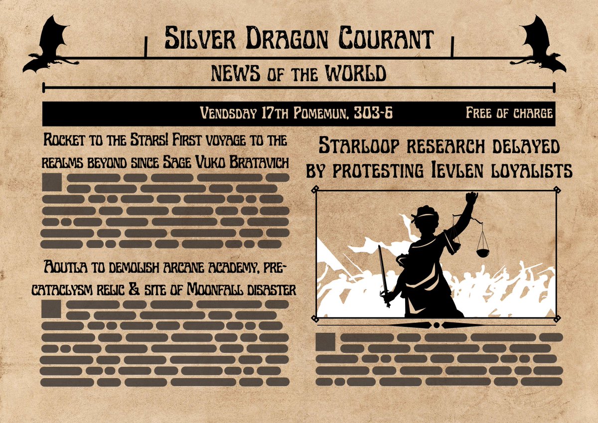 2ndGenDM's tweet image. Coffee Talks uses newspapers to build immersion in their game's world
and I am WHOLESALE stealing that idea