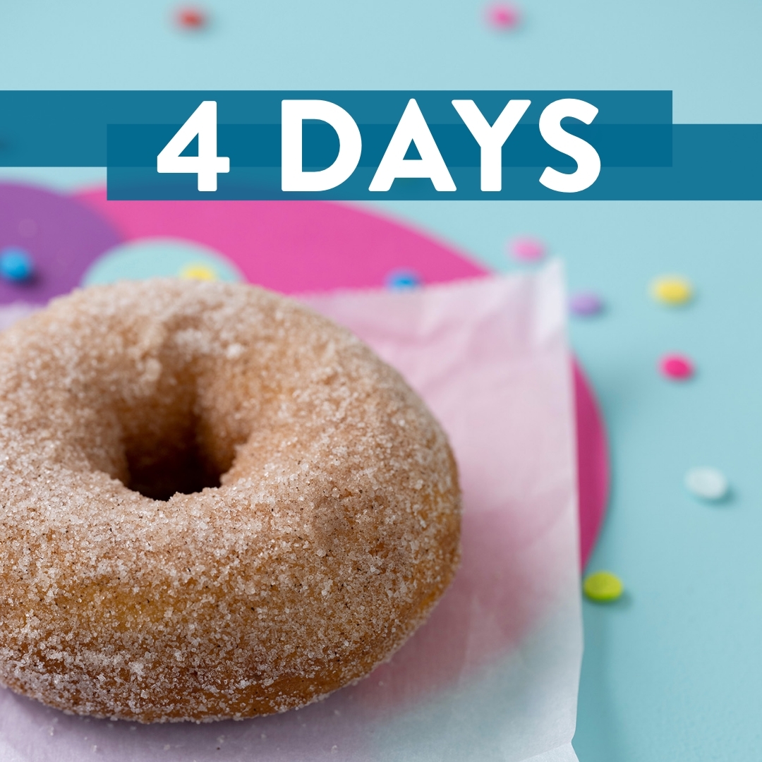 DuckDonuts's tweet photo. Only 4 days until the biggest party of the year... National Donut Day! 🥳 This Friday, June 2, you can enjoy a free Cinnamon Sugar Donut in-shop.

#nationaldonutday #donutday #donuts #donut #doughnuts #doughnut #singledonuts #myduckdonuts https://t.co/vt5pfuOfzs