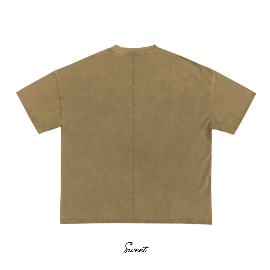 AGED TEE in BROWN