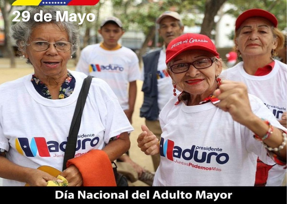 @CoordSaludBolivar.Mpps (@coordsaludboli1) on Twitter photo #29May <a href="/MinSaludVE/">MPPSalud</a> Celebramos el Día Nacional del Adulto Mayor resaltando la gestión que lleva adelante el Pdte. <a href="/NicolasMaduro/">Nicolás Maduro</a> en favor de este importante sector de la sociedad que ofreció su juventud y fuerza para el crecimiento del país.
#UniónSuramericana
<a href="/MagaGutierrezV/">Magaly Gutiérrez Viña</a> #29May <a href="/MinSaludVE/">MPPSalud</a> Celebramos el Día Nacional del Adulto Mayor resaltando la gestión que lleva adelante el Pdte. <a href="/NicolasMaduro/">Nicolás Maduro</a> en favor de este importante sector de la sociedad que ofreció su juventud y fuerza para el crecimiento del país.
#UniónSuramericana
<a href="/MagaGutierrezV/">Magaly Gutiérrez Viña</a>