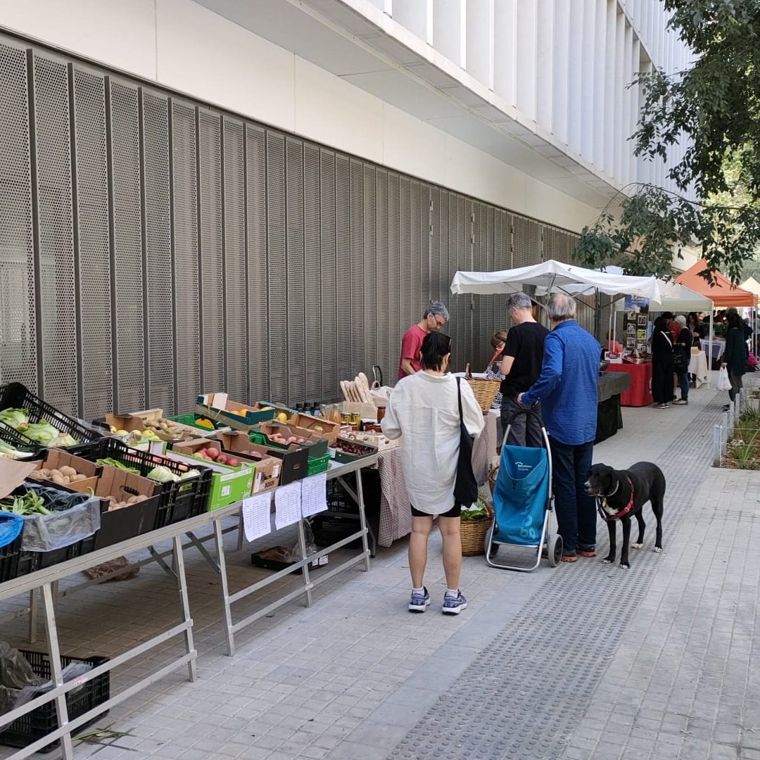 MercatDePages's tweet photo. Dissabte vam recuperar la nostra antiga ubicació al Mercat de Pagès de #Germanetes!

Després de mesos d'obres, ens tornem a ubicar a Consell de Cent amb Viladomat. Us hi esperem dissabte vinent!

#Mercatdepages #Esquerradeleixample #Consumresponsable #Consumtransformador https://t.co/gekrsCQSlZ