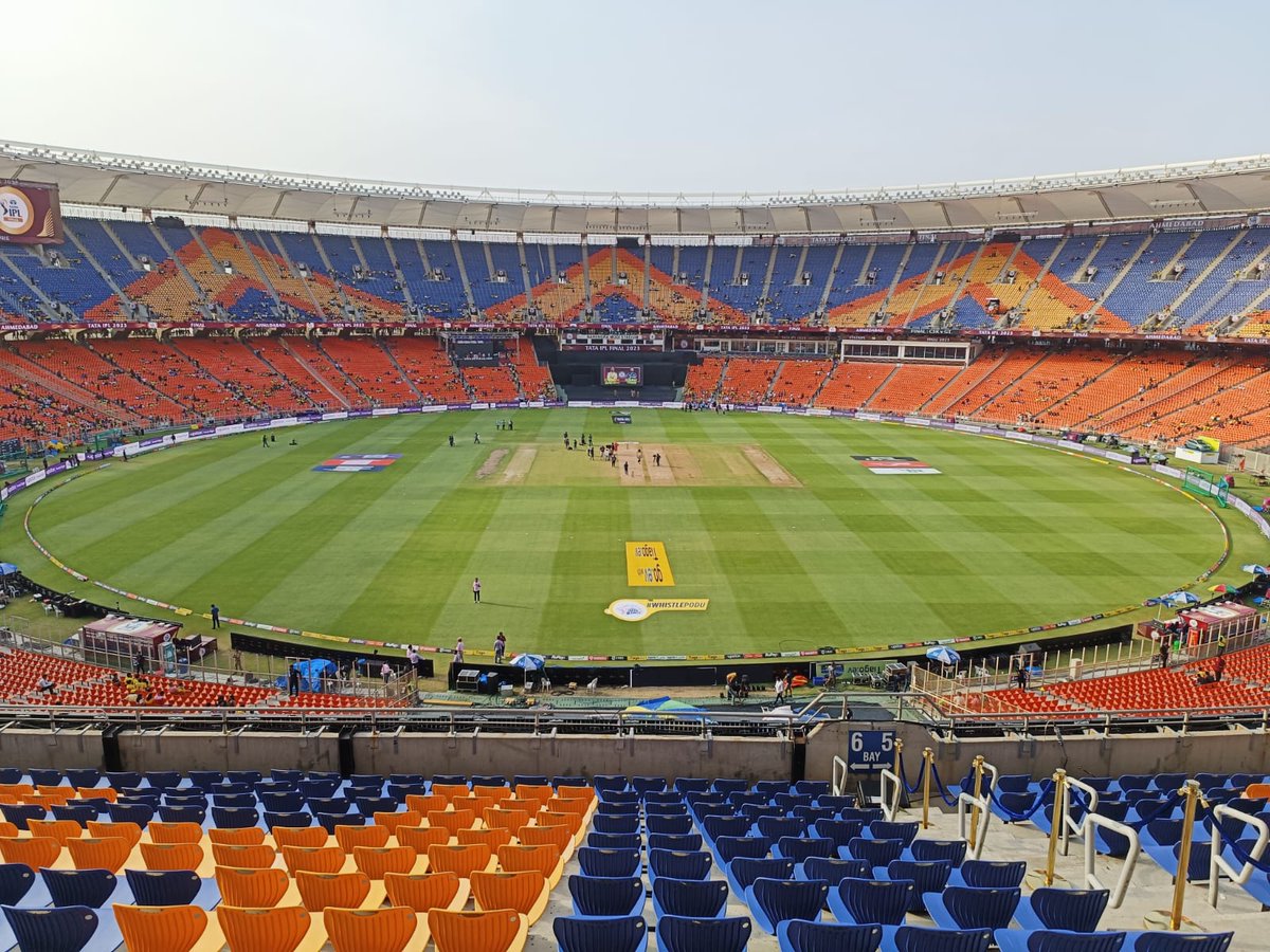 Narendra Modi Stadium is ready to host the IPL final between CSK vs GT 

#IPLFinals #GTvCSK #CSKvsGT #CSKvGT #GTvsCSK #ViratKohli #BCCI #WTCFinal #WTC23 #ambatirayudu #ChennaiSuperKings #GujaratTitans #IPLonJioCinema #TATAIPLFinal #Ahmedabad #NarendraModiStadium #IPL2023Finals