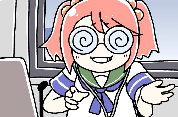 #無言で眼鏡娘をあげる見た人もやる