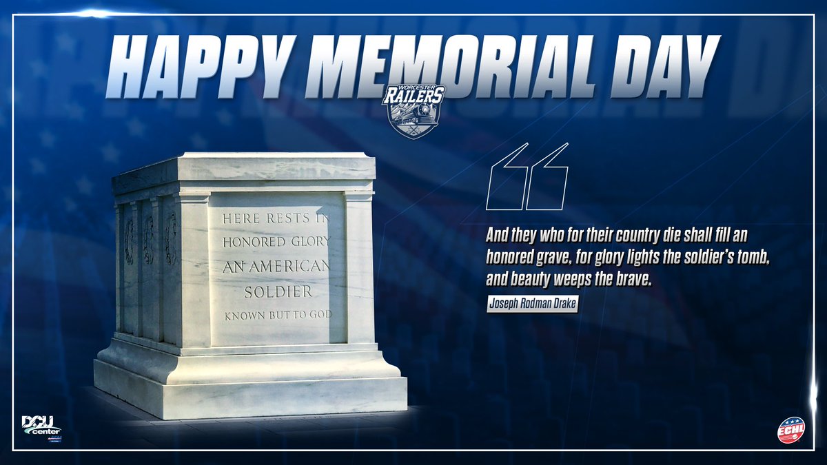 The Railers honor and remember those who lost their lives serving our country. Happy Memorial Day!