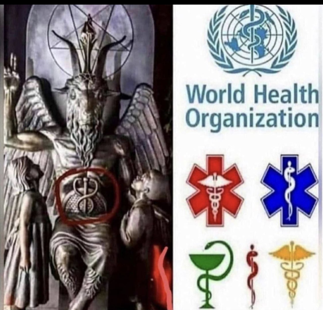 Interesting symbolism, to say the least..... #WeWantAnswers #WHO #Satanic #WEF2030Agenda #BillGates