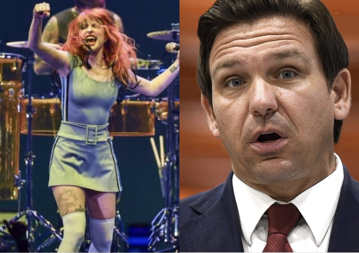 BREAKING: Florida Governor Ron DeSantis is hit with more bad news as Hayley Williams, the lead singer of the rock band Paramore, stops her live set during a concert to respond to DeSantis supporters who are “uncomfortable” that she’s speaking out against them, telling them, “I’ll…