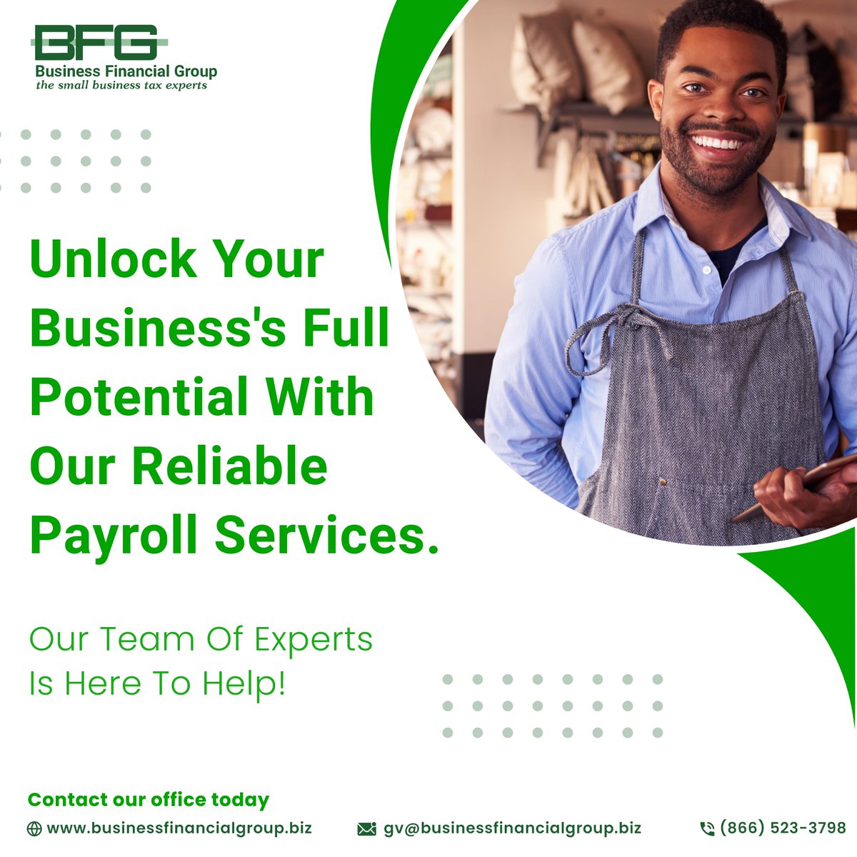 'Unlock your business's full potential with our reliable payroll services. Our team of experts is here to help! 🚀📊 🌐businessfinancialgroup.biz
To Book Free Consultation Call Us At (866) 523-3771

#PayrollSolutions #BusinessSuccess #PayrollProcessing #PayrollSoftware #Payroll