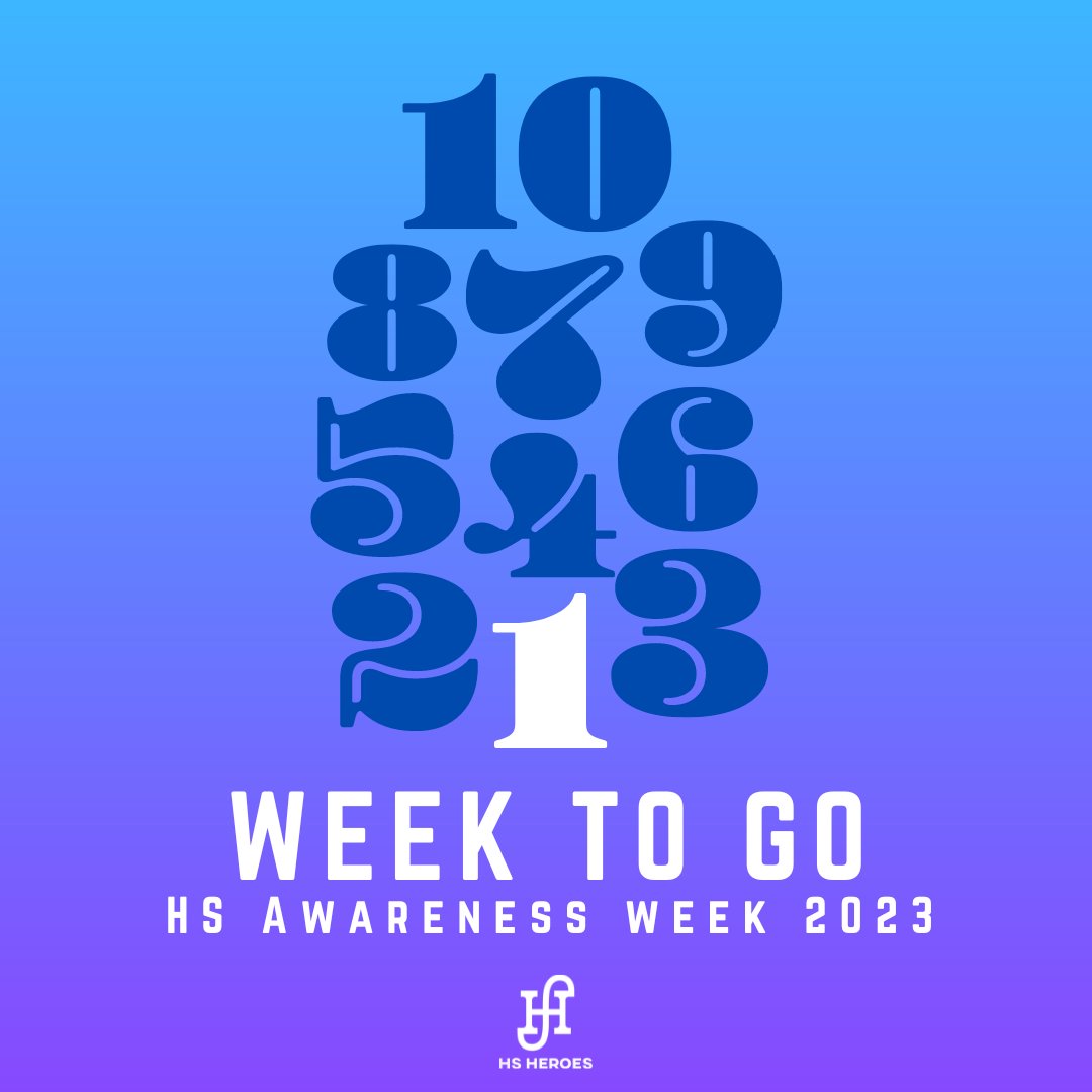 HS Awareness Week | JUNE 5th-11th | is coming up fast. Check out our website to see the events and illuminations that have been planned!⁠
⁠
hsheroes.ca/hs-awareness-w…⁠
⁠
#HSHeroes #HidradenitisSuppurativa #ChronicIllness #Skin #HSAwarenessWeek #HSAwarenessWeek2023 #HSCanada2023