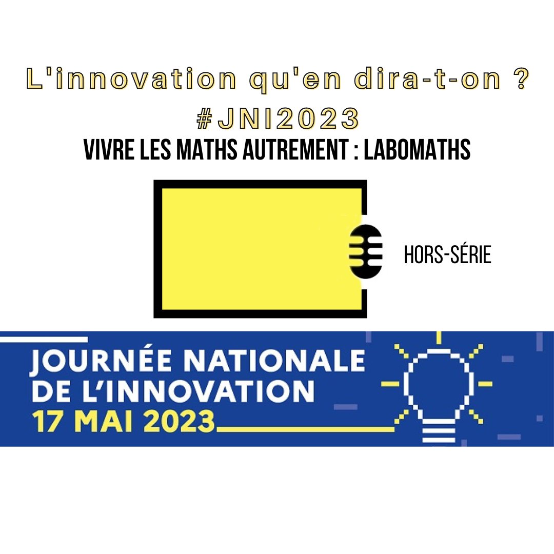 #JNI2023 : Découvrez le projet Labomaths porté par l’<a href="/academielyon/">Académie de Lyon</a>
dont l’objectif est de faire vivre les #Mathématiques en articulant leur pratique autour de quatre ateliers dans la classe. <a href="/ElodieLabache/">LABACHE Elodie</a> et <a href="/b_cazals/">Cazals Bénédicte</a> répondent au micro de #Kadekol tinyurl.com/4hzh2mey