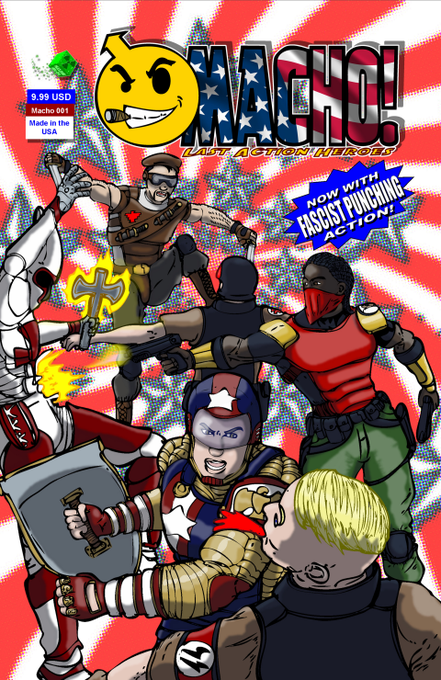 FREE! #TTRPG core rulebook.  We're offering our game Macho, Last action heroes, for free! Become a 1980s action her saving the world with quips ass-kicking and physics-defying abilities! drivethrurpg.com/browse.php?dis……All that for zero dollars! #ttrpgcommunity #indiettrpg