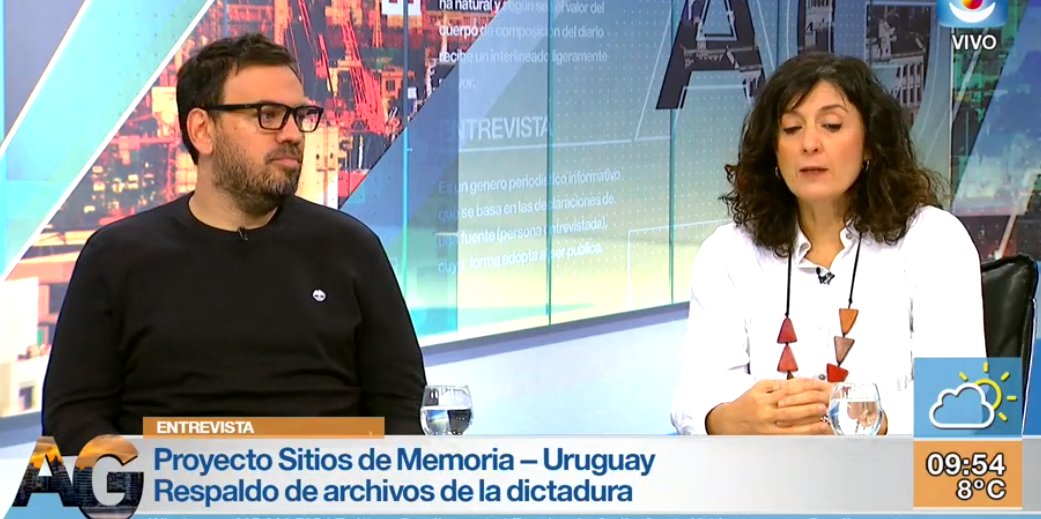 arribagente's tweet photo. #Ahora Entrevista con Mariana Risso, Coordinadora de Sitios de Memoria y con Gustavo Etchandy, director de la agencia Innvented. https://t.co/MXEnbmMeJP