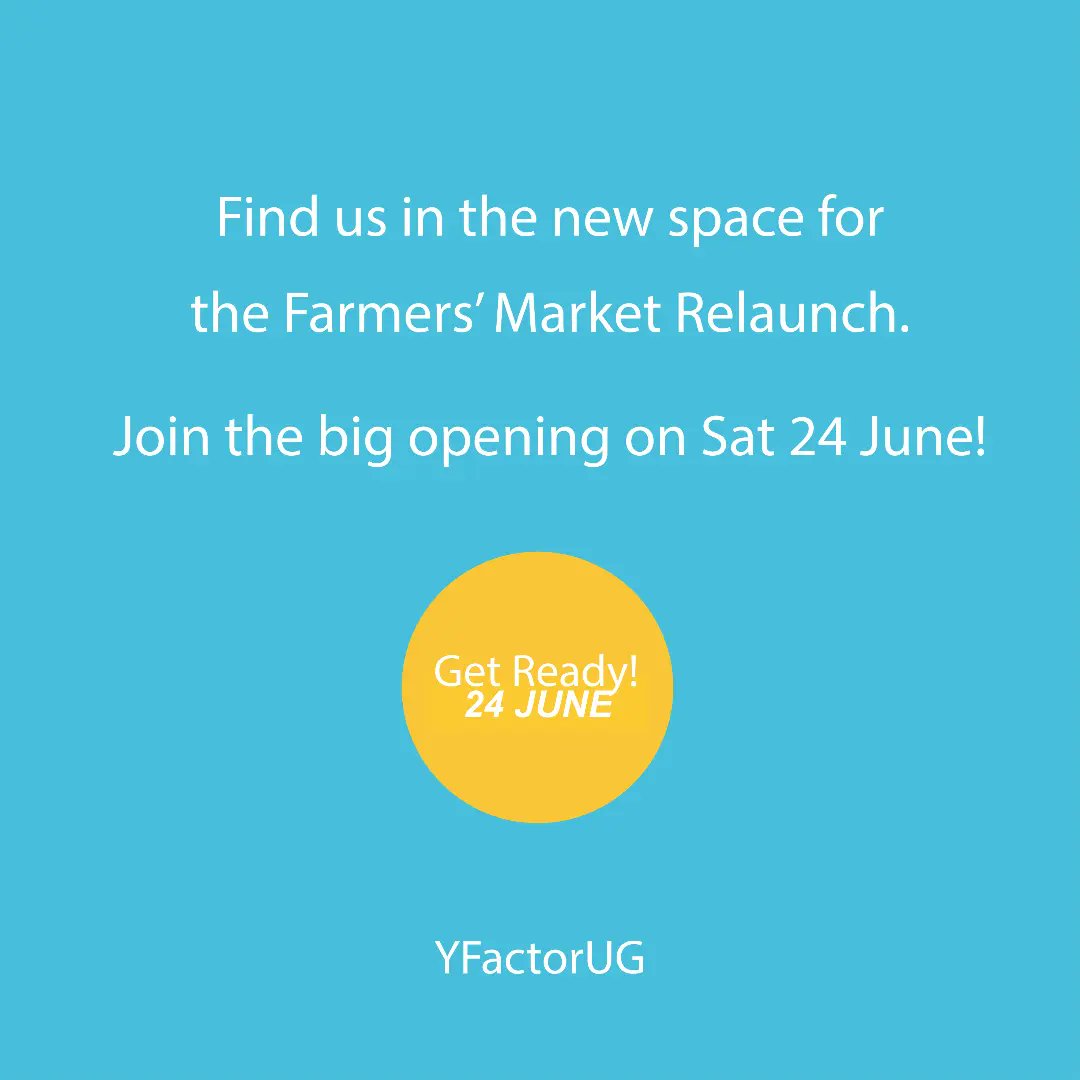 Get ready for Sat 24 June 2023 to join the relaunch of #YFactorFarmersMarket in #FortPortalCity #Uganda and the Big Opening of our New Space in town!! 🌴

#thingstodoinfortportal 
#organicfarmers  #FarmersMarket #ugandafarmersmarket
instagram.com/p/Cs09CRPrQoK/…