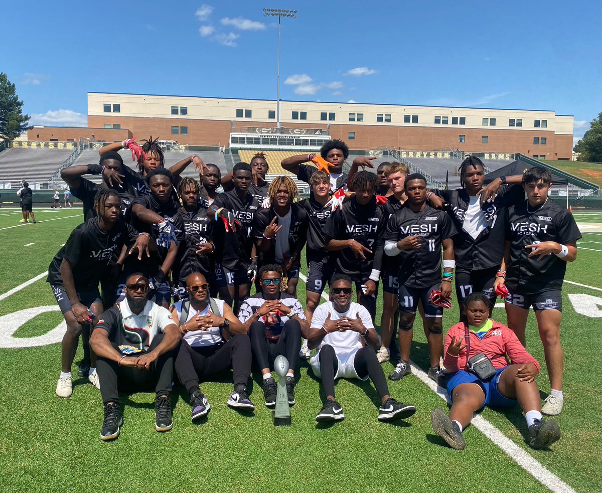 shayhodge3's tweet photo. If come in your trap and take over your trap was a person 😅. 

We came, We saw, We conquered‼️

2023 Cam Newton Memorial Day Classic Champions. The feeling of accomplishing this feat with a bunch of Mississippi kid fills my heart. I am so so proud of them.  

#MeshOnTheMove https://t.co/ZjoaItuetH