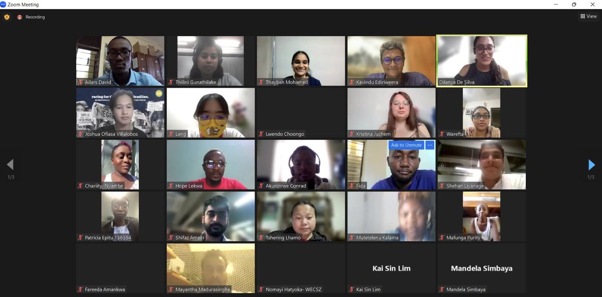 Happening Now! Pre - SB 58 Global Call for #ACE 

An #openforum where we discuss #internationalyouthcooperation and #empowerment in the battle against #climatechange.

@SLYCANTrust @EthicalXGlobal @LossDamageYouth @IYCM @Y4Cofficial 

#youthengagement #ClimateAction #gyfcc23