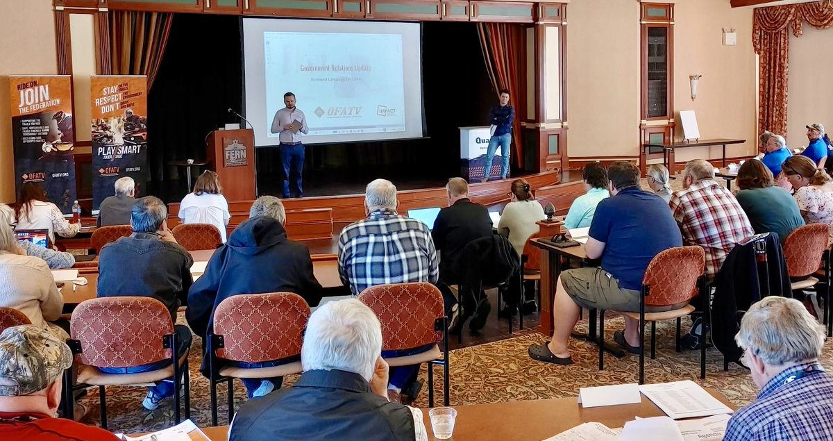 On Saturday, our consultants <a href="/CvDonat/">Christian von Donat</a> and <a href="/reesenemeth/">Reese🇨🇦</a> spoke at the <a href="/OFATV/">OFATV</a> AGM about exciting next steps in working with the Ontario government. #onpoli