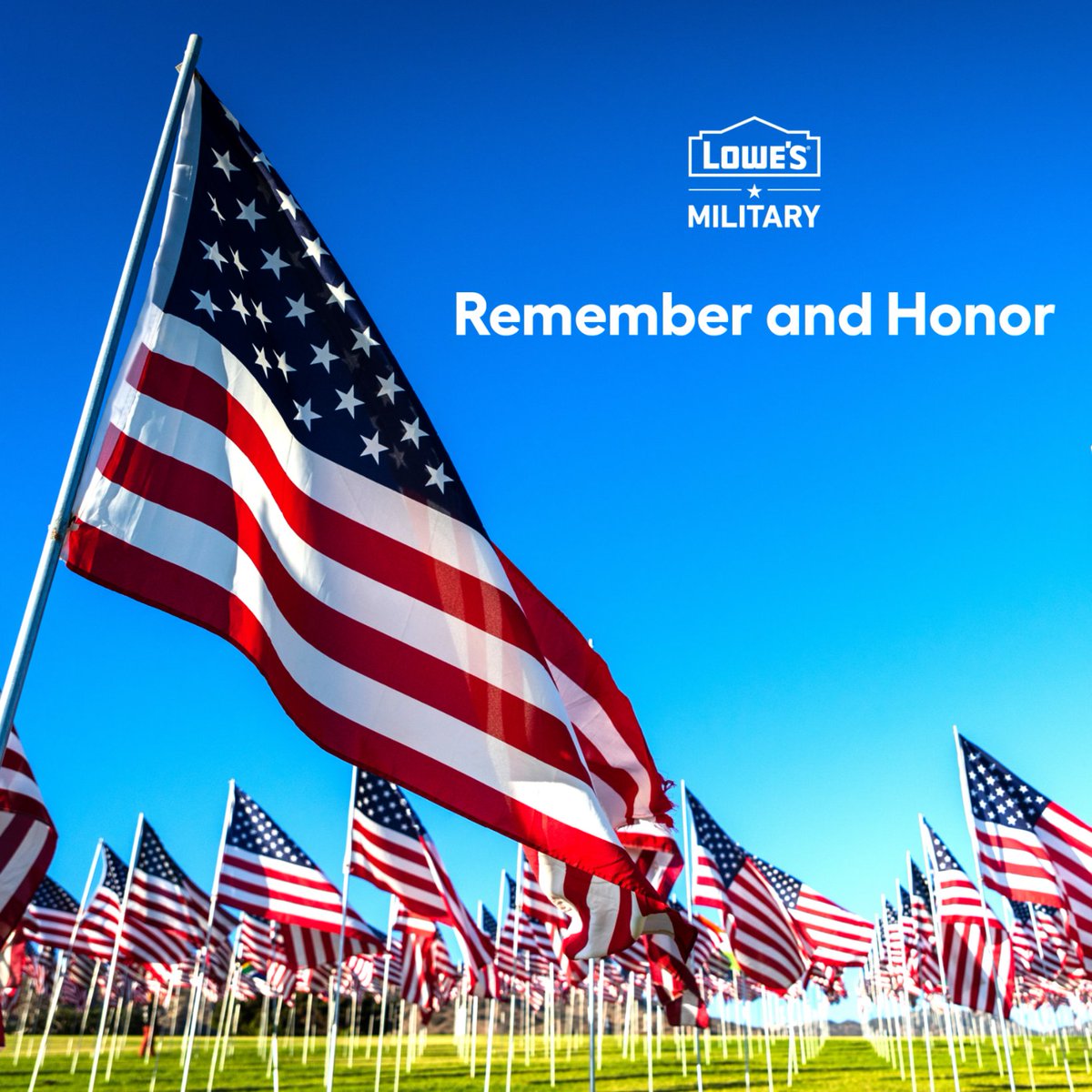 On this #MemorialDay, we pay tribute to the heroes who gave their lives for our country and the values we hold dear. Today and every day, we honor them.