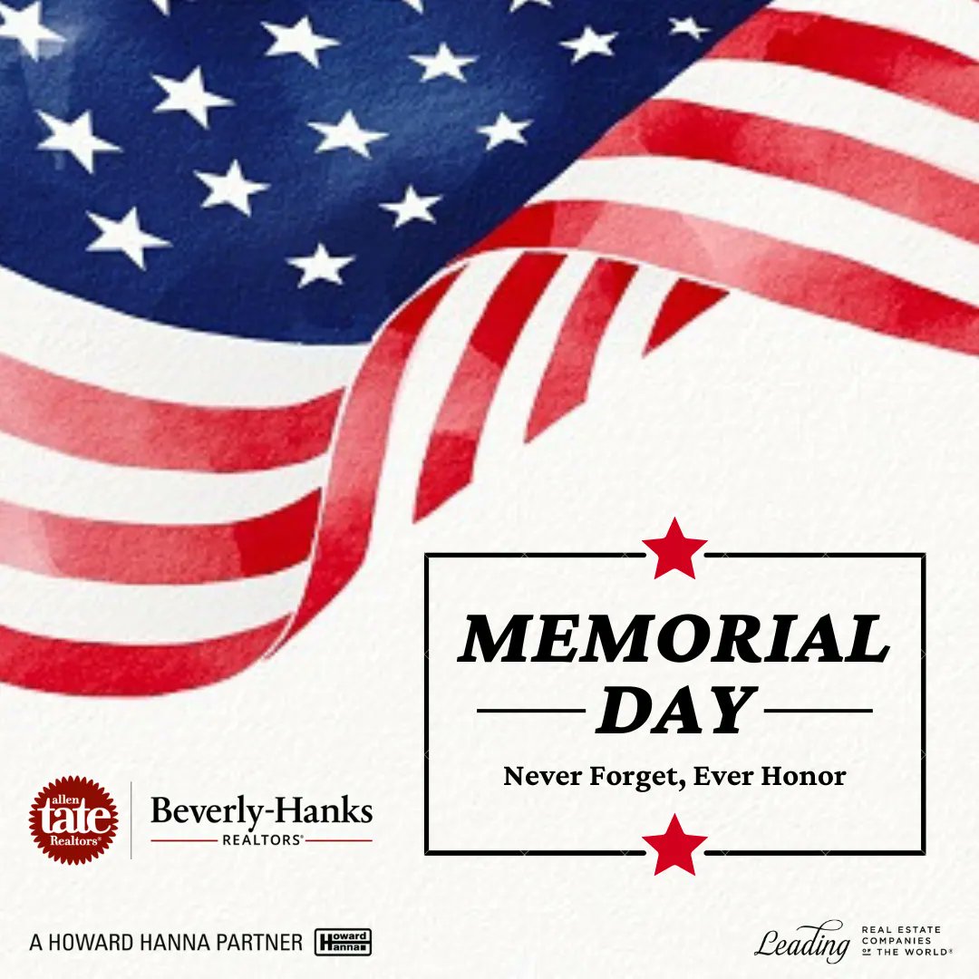 This Memorial Day, our deepest gratitude goes to the fallen men and women who have given us a chance to make this world a better place. 🇺🇸
