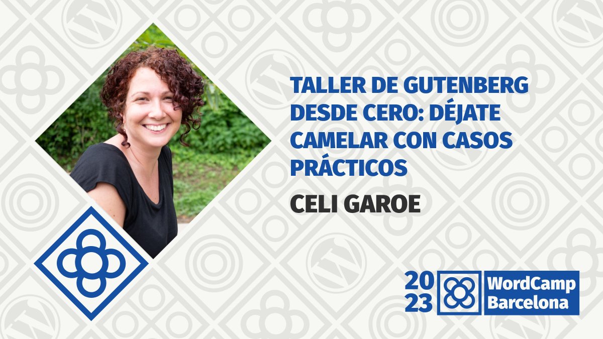 Nou vídeo publicat a @wordpresstv de la #WCBCN 
😀 Celi Garoe @celigaroe 
👉 Taller de Gutenberg desde cero: déjate camelar con casos prácticos 
😛 Castellano 
📣 barcelona.wordcamp.org/2023/session/t…
#wcbcn #wordcamp #barcelona #wordpress