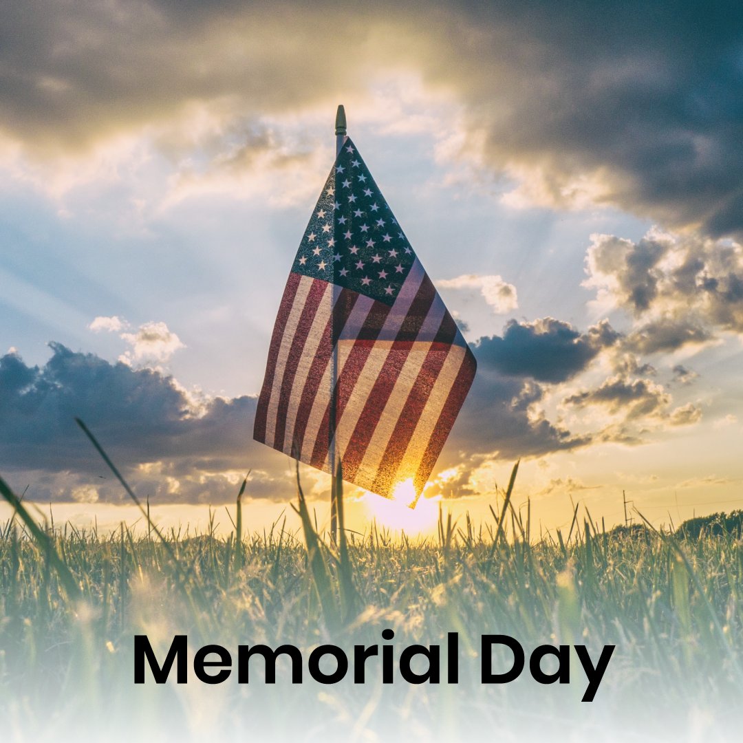 This Memorial Day, we honor all the men and women who gave their lives for our country.  Spend time with friends and loved ones today! 🇺🇸

#MemorialDay #MemorialDay2023